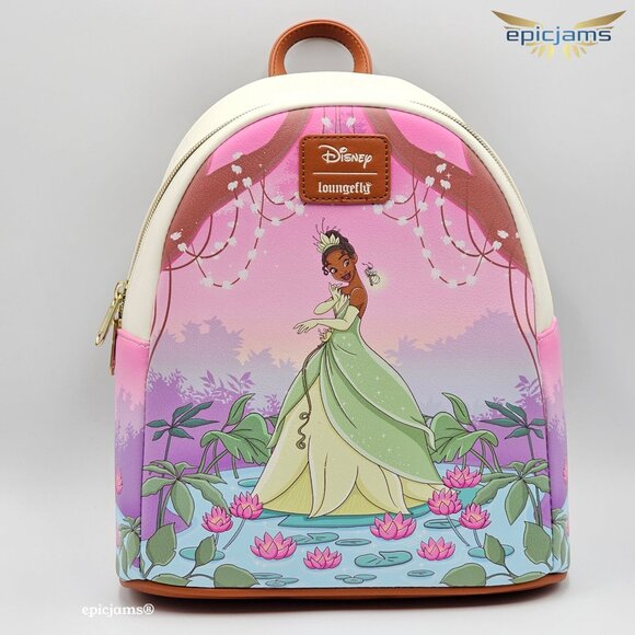 Loungefly Disney The Princess And The Frog Tiana Bayou Sunset Mini Backpack - Picture 1 of 5